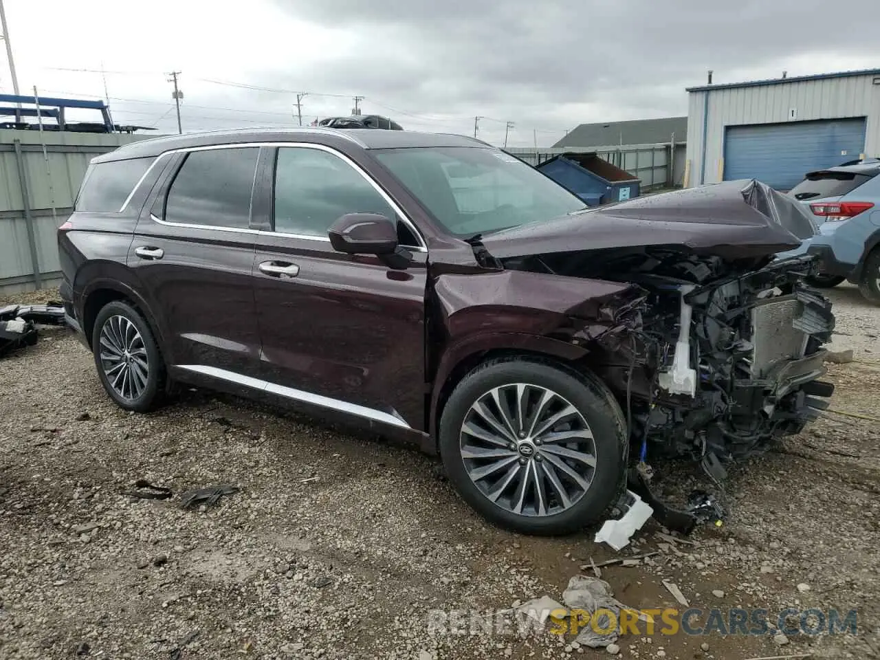 4 Photograph of a damaged car KM8R7DGE7PU515393 HYUNDAI PALISADE 2023