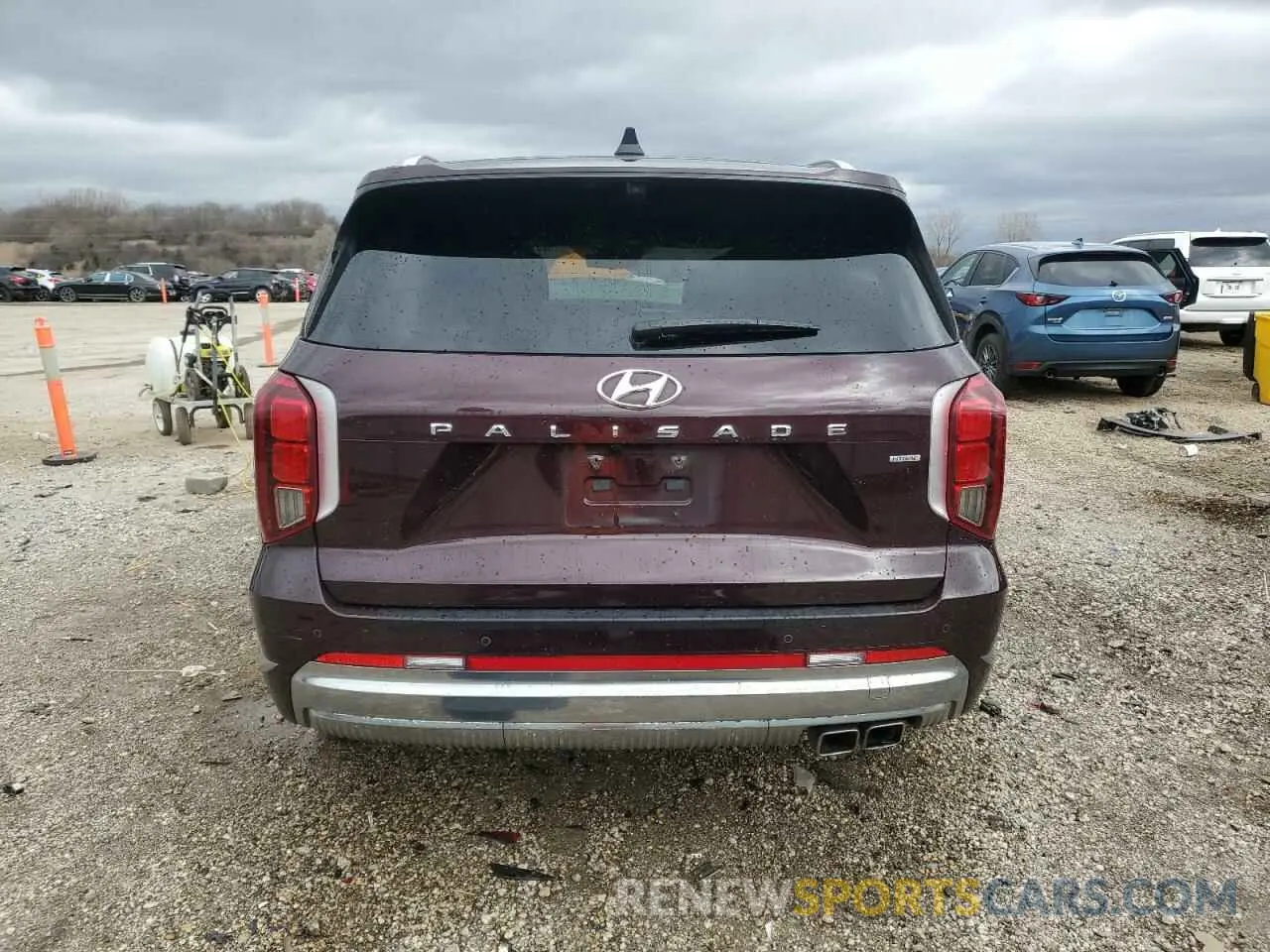 6 Photograph of a damaged car KM8R7DGE7PU515393 HYUNDAI PALISADE 2023