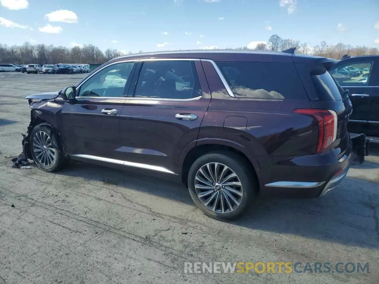 2 Photograph of a damaged car KM8R7DGE7PU572340 HYUNDAI PALISADE 2023