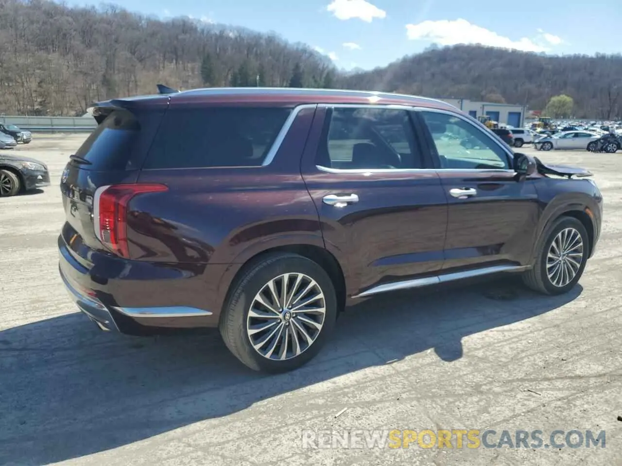 3 Photograph of a damaged car KM8R7DGE7PU572340 HYUNDAI PALISADE 2023