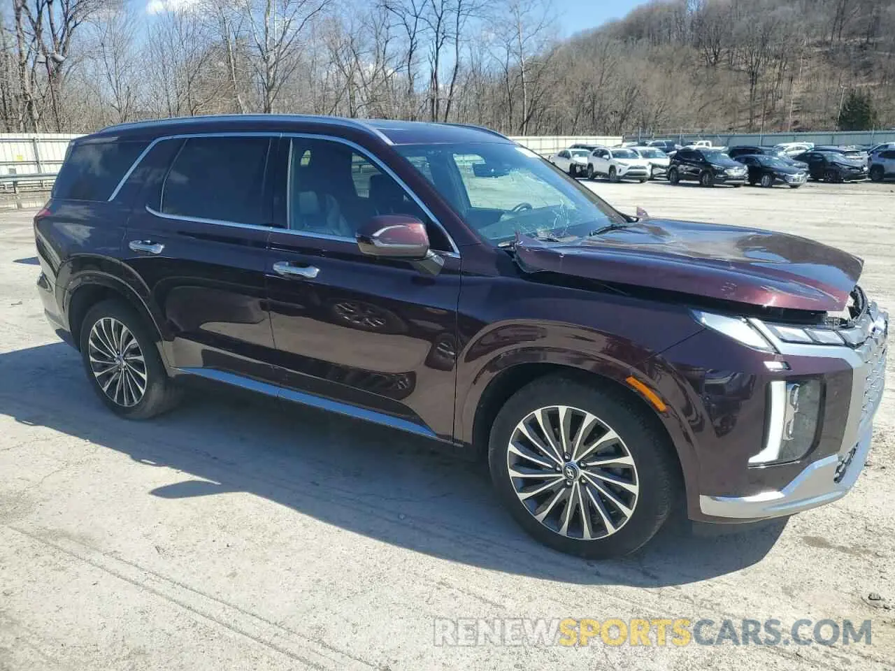 4 Photograph of a damaged car KM8R7DGE7PU572340 HYUNDAI PALISADE 2023