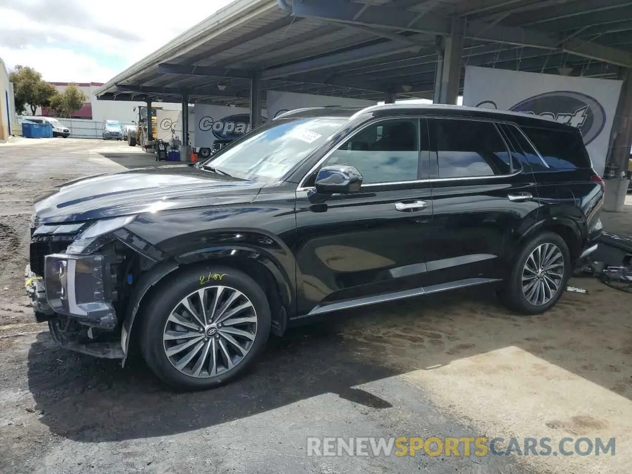 1 Photograph of a damaged car KM8R7DGE8PU537239 HYUNDAI PALISADE 2023