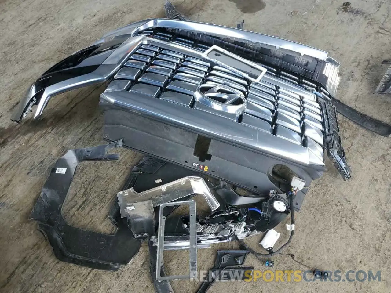 13 Photograph of a damaged car KM8R7DGE8PU537239 HYUNDAI PALISADE 2023