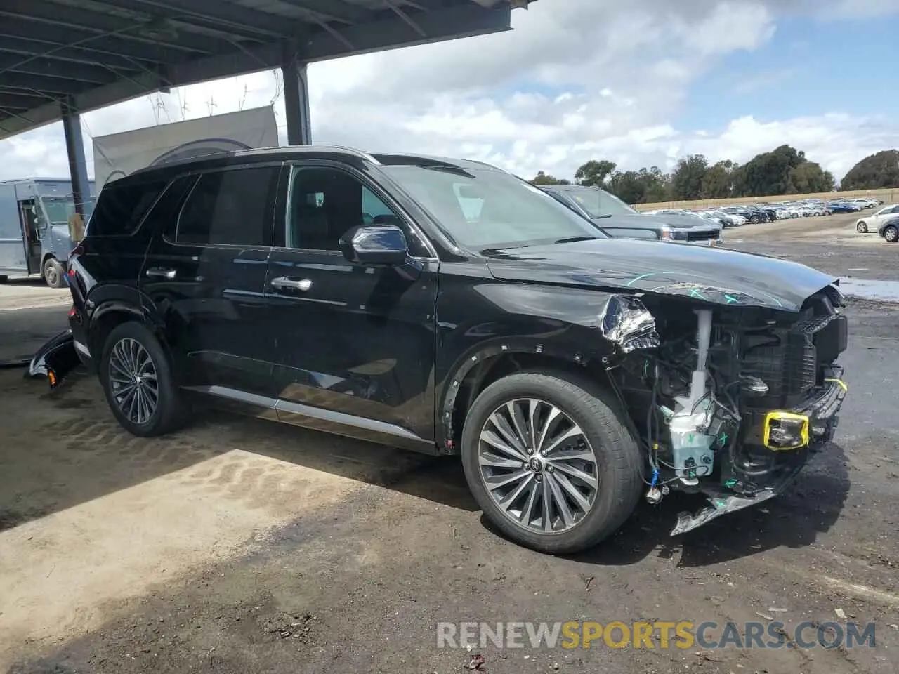 4 Photograph of a damaged car KM8R7DGE8PU537239 HYUNDAI PALISADE 2023