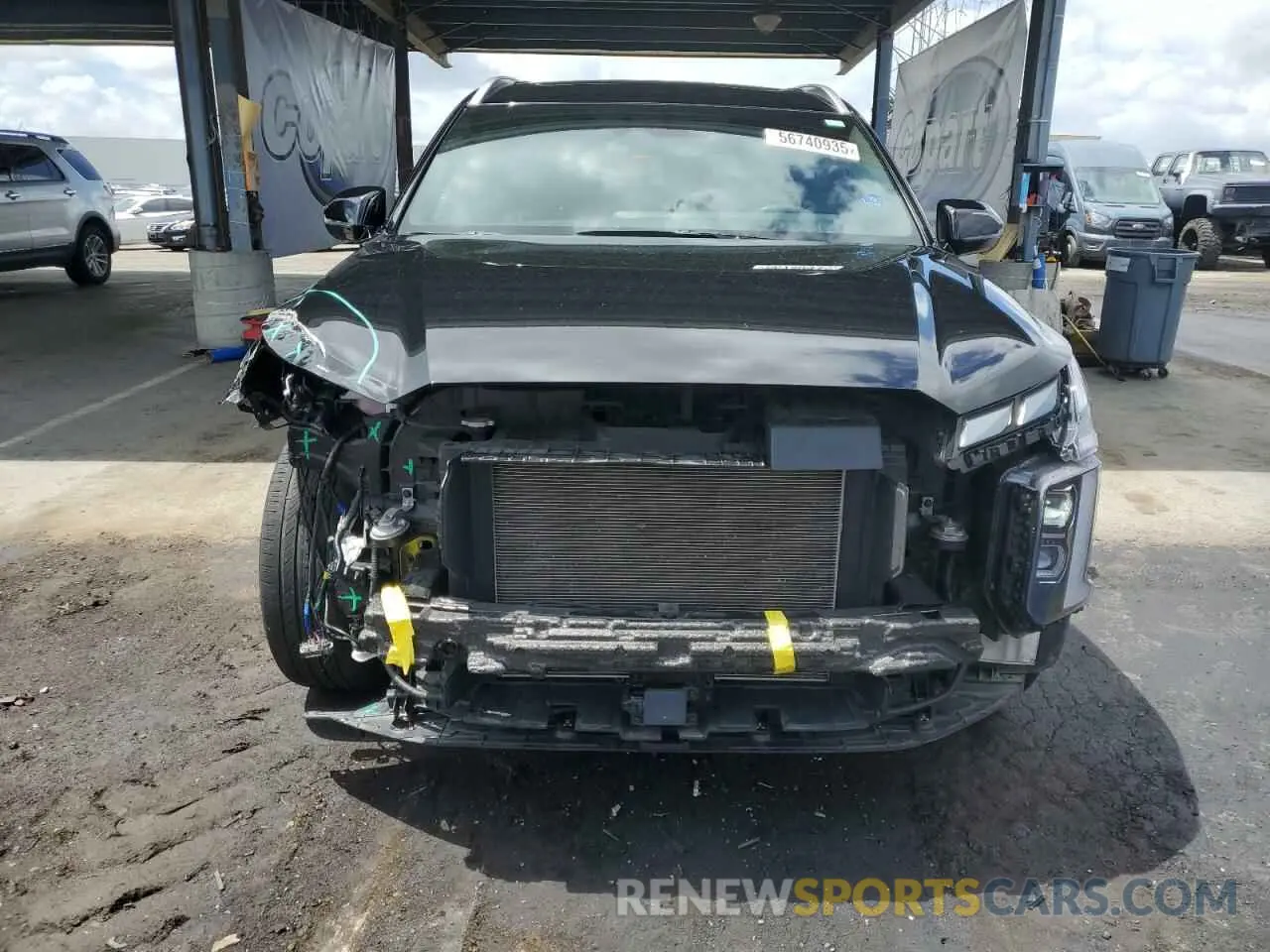 5 Photograph of a damaged car KM8R7DGE8PU537239 HYUNDAI PALISADE 2023
