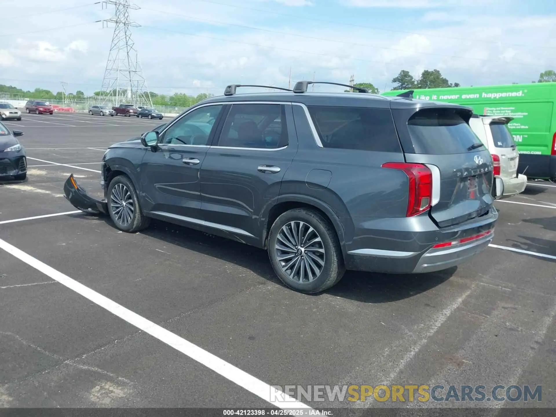 3 Photograph of a damaged car KM8R7DGE8PU558348 HYUNDAI PALISADE 2023