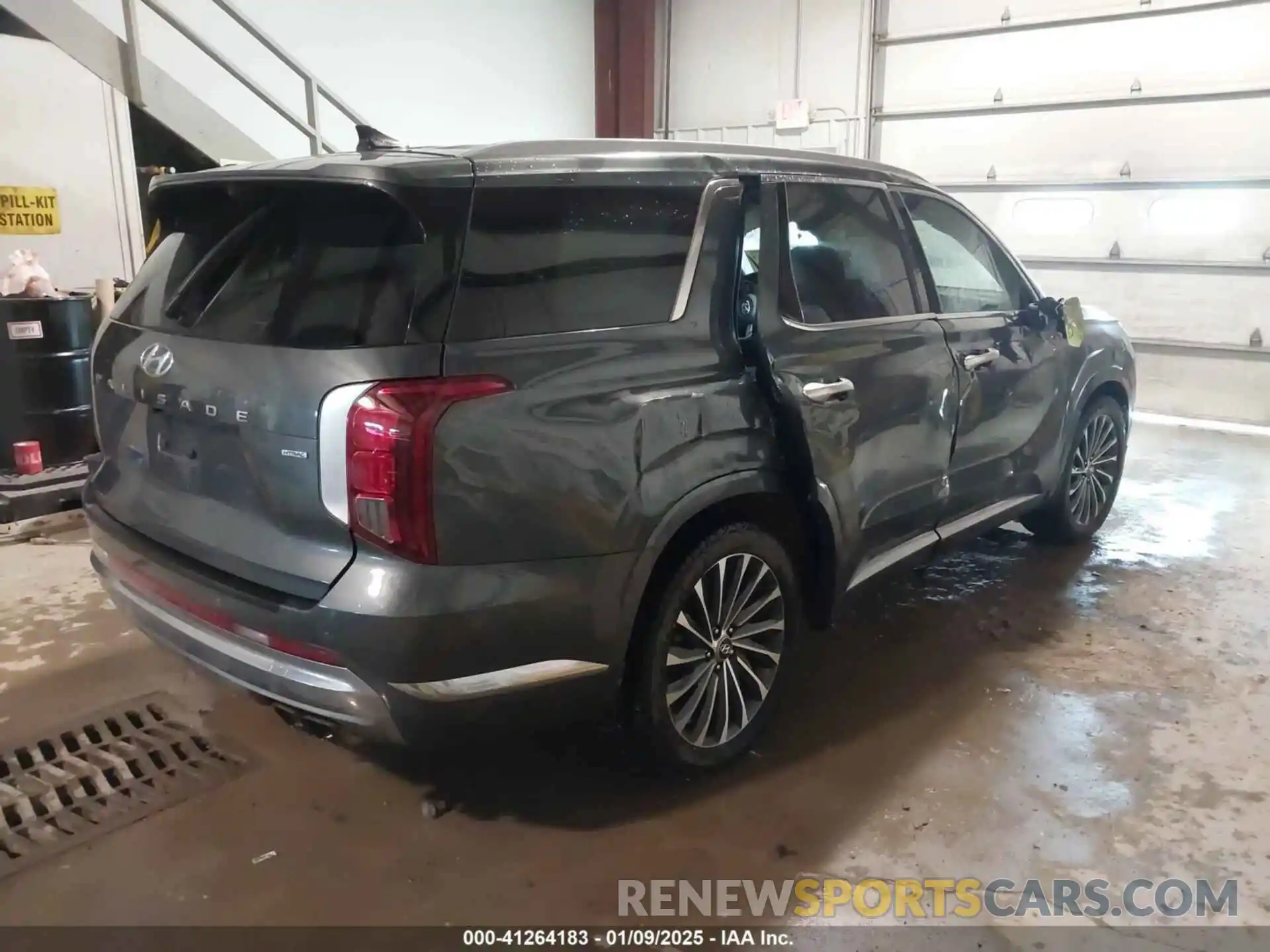 4 Photograph of a damaged car KM8R7DGEXPU530499 HYUNDAI PALISADE 2023