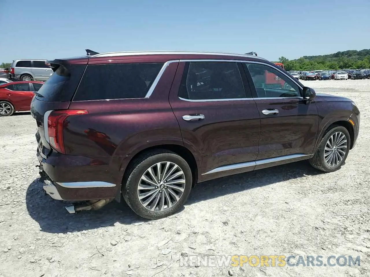 3 Photograph of a damaged car KM8R7DGEXPU599208 HYUNDAI PALISADE 2023