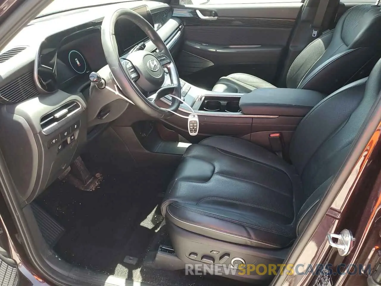 7 Photograph of a damaged car KM8R7DGEXPU599208 HYUNDAI PALISADE 2023