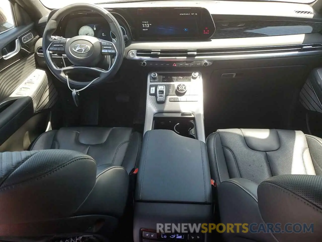 8 Photograph of a damaged car KM8R7DGEXPU599208 HYUNDAI PALISADE 2023