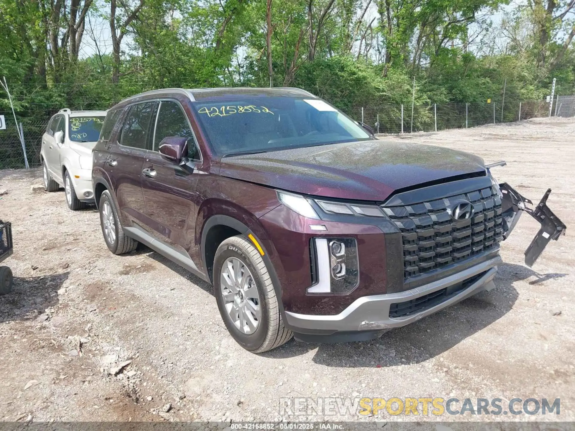 1 Photograph of a damaged car KM8R24GE3RU796125 HYUNDAI PALISADE 2024