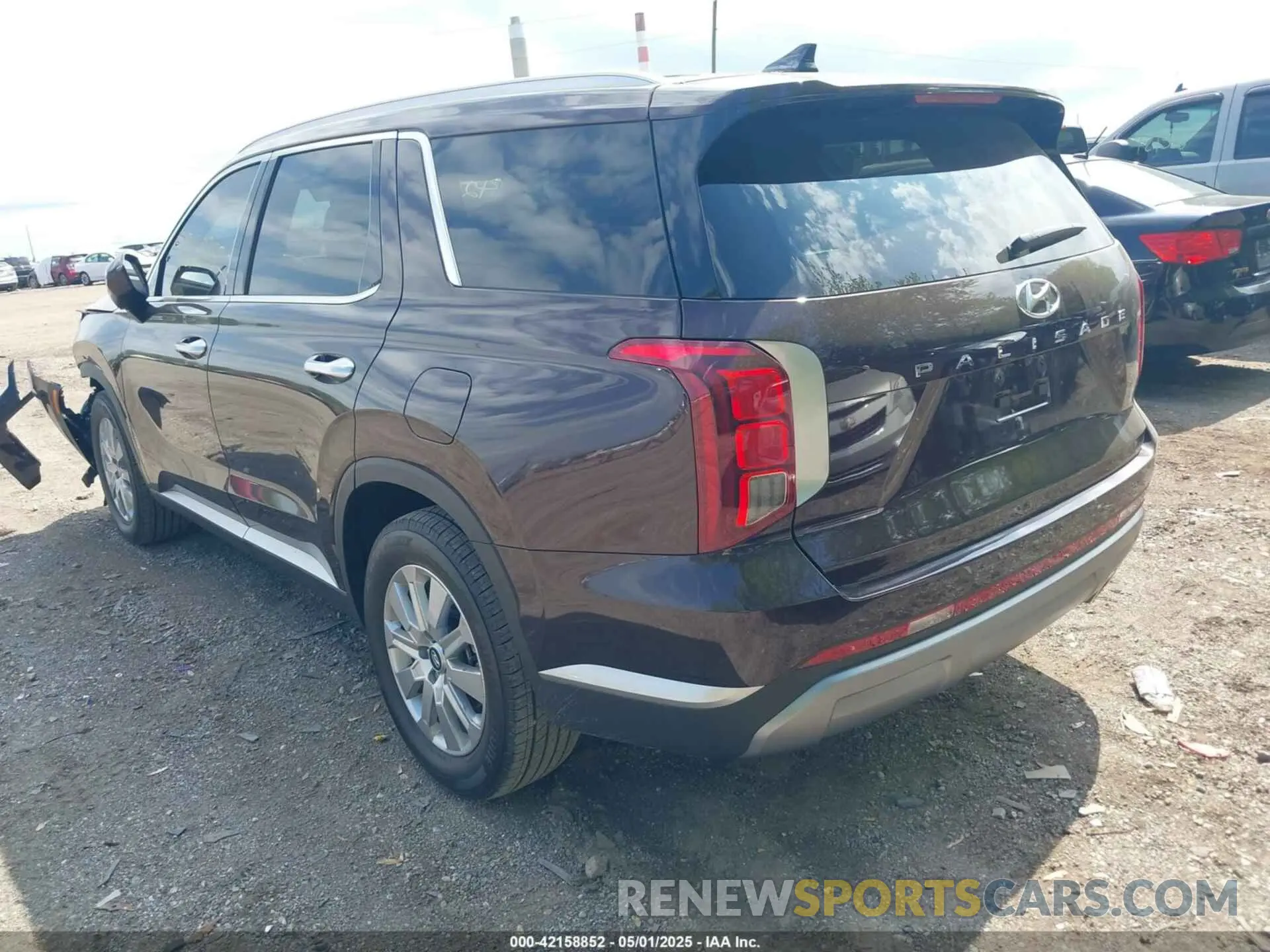 3 Photograph of a damaged car KM8R24GE3RU796125 HYUNDAI PALISADE 2024