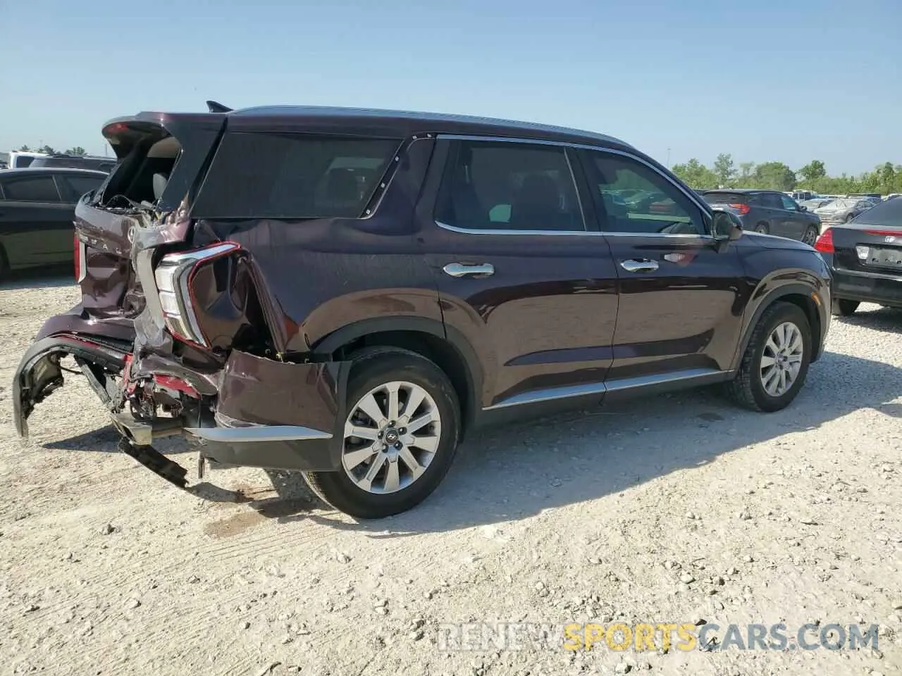 3 Photograph of a damaged car KM8R24GE5RU780167 HYUNDAI PALISADE 2024