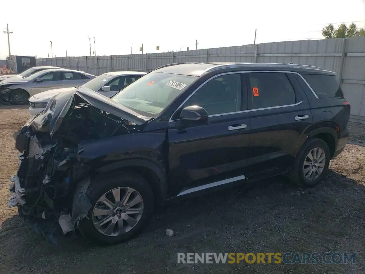 1 Photograph of a damaged car KM8R24GE7RU698702 HYUNDAI PALISADE 2024