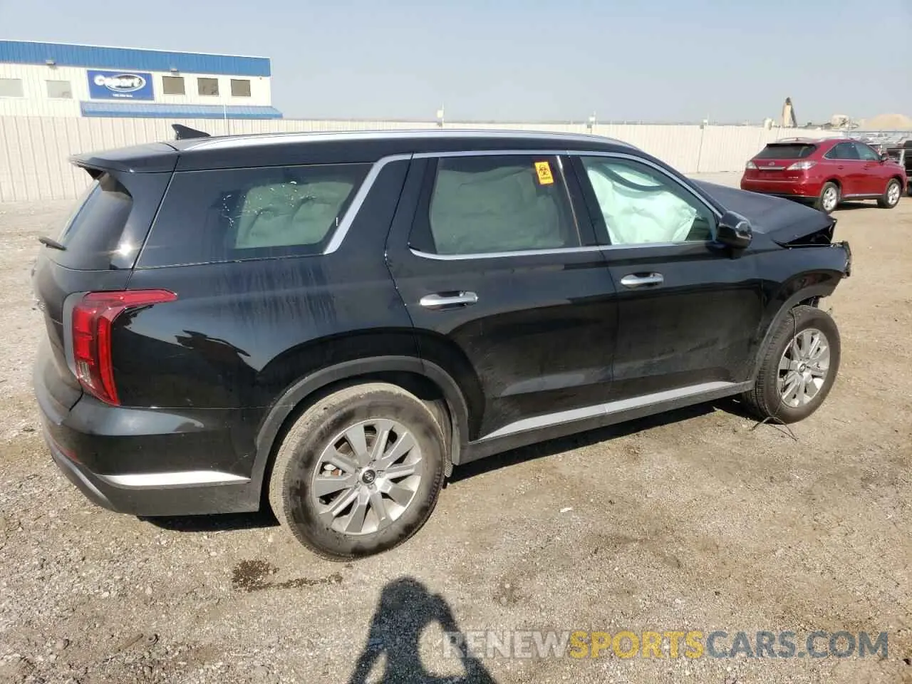 3 Photograph of a damaged car KM8R24GE7RU698702 HYUNDAI PALISADE 2024