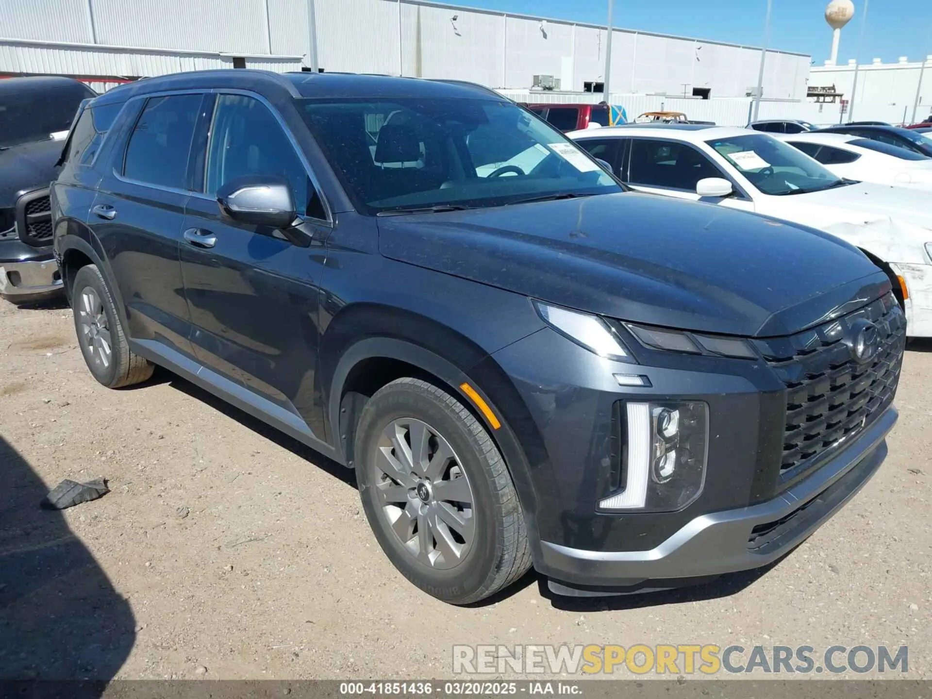 1 Photograph of a damaged car KM8R24GE8RU714034 HYUNDAI PALISADE 2024
