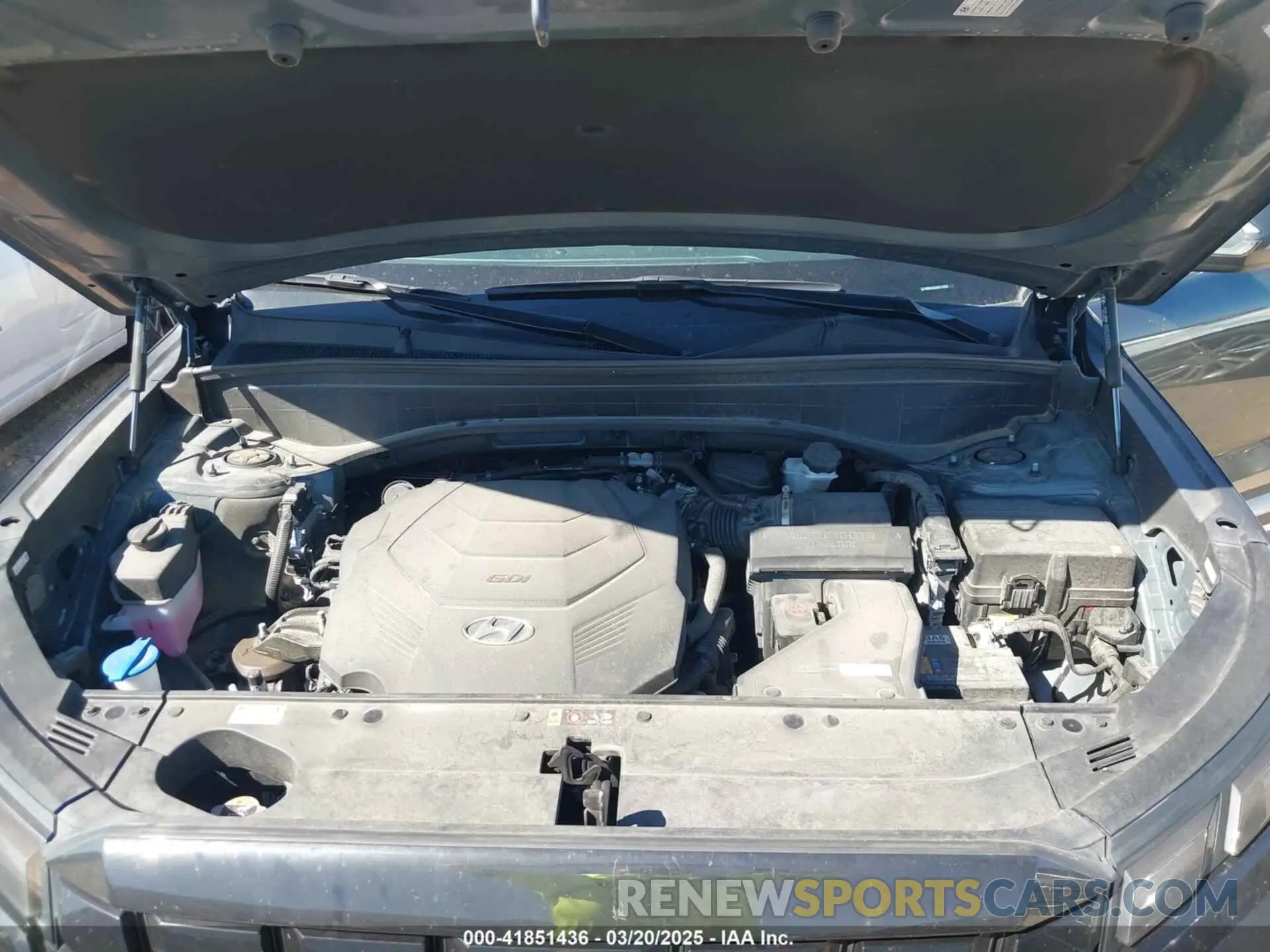 10 Photograph of a damaged car KM8R24GE8RU714034 HYUNDAI PALISADE 2024