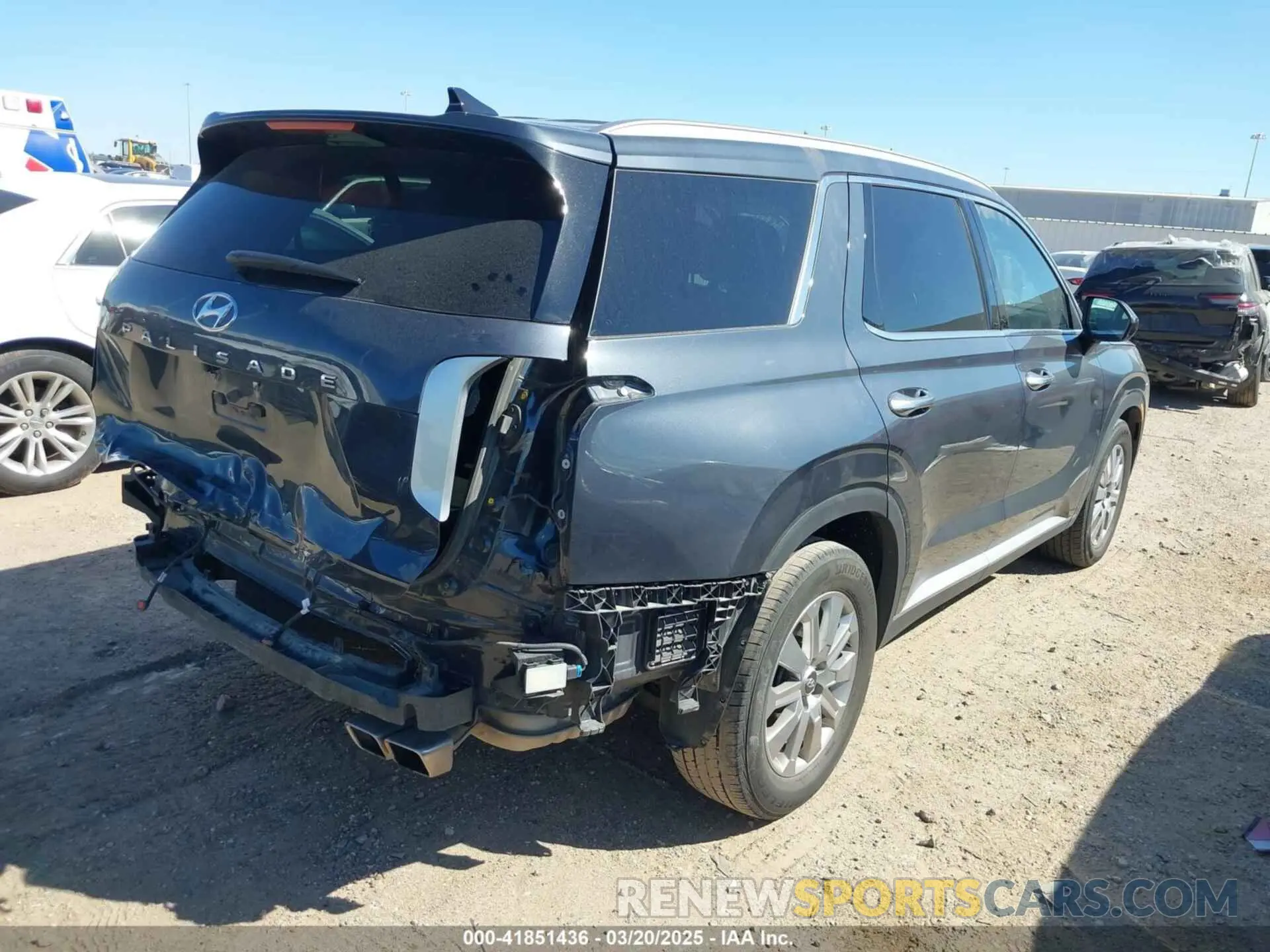 4 Photograph of a damaged car KM8R24GE8RU714034 HYUNDAI PALISADE 2024