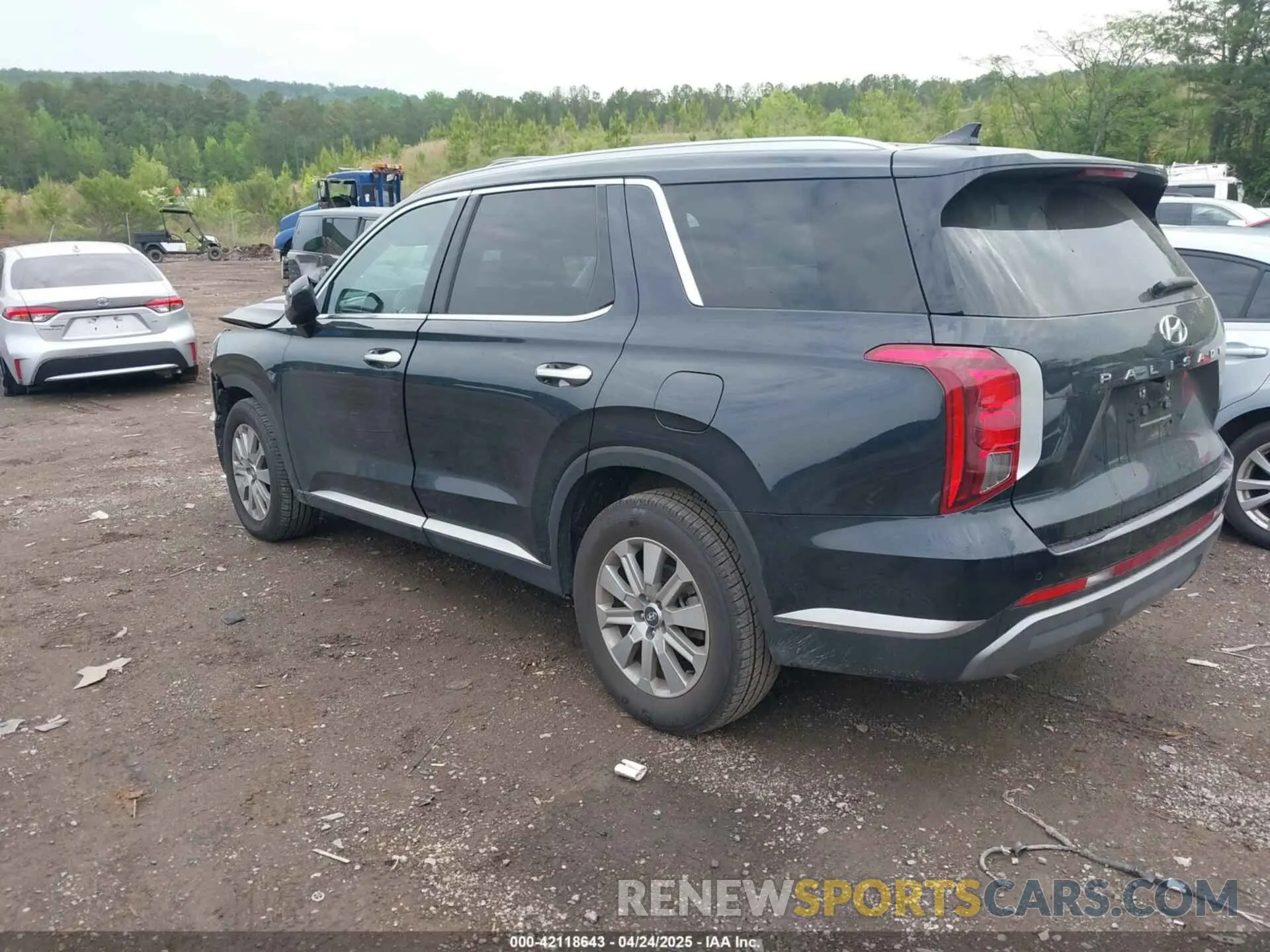 3 Photograph of a damaged car KM8R24GE9RU704029 HYUNDAI PALISADE 2024