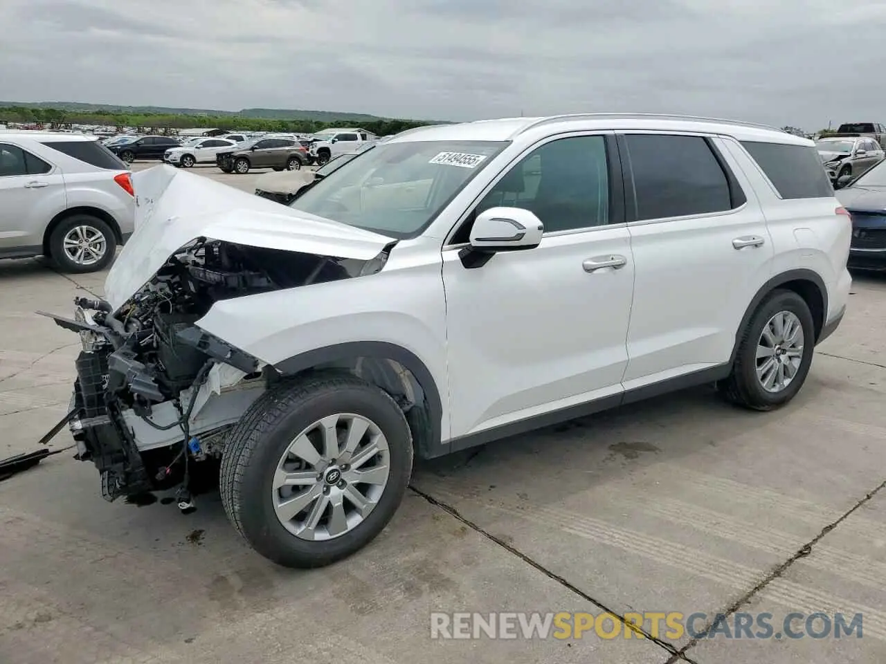 1 Photograph of a damaged car KM8R24GEXRU782478 HYUNDAI PALISADE 2024