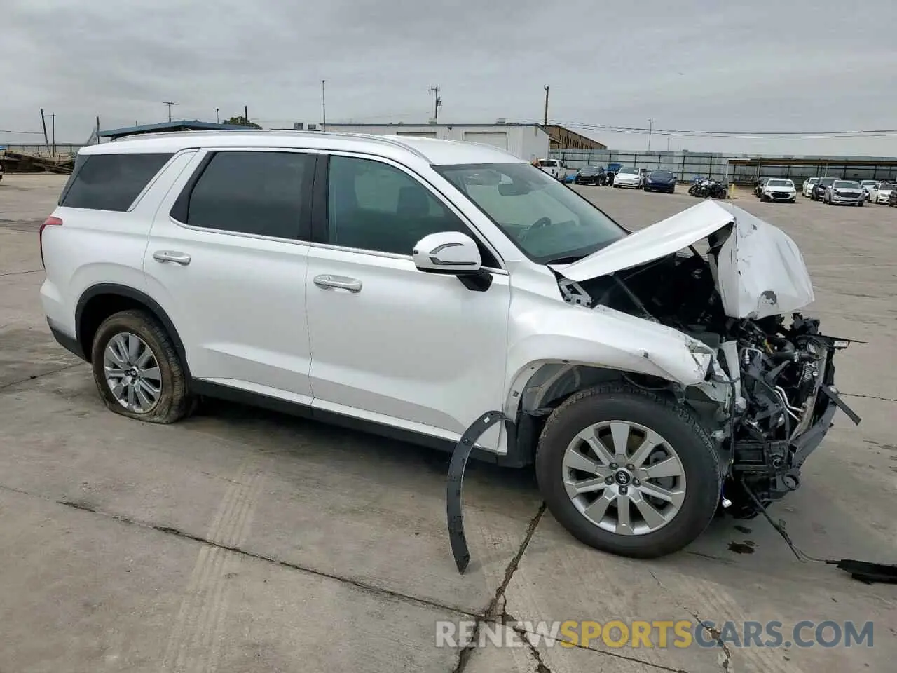 4 Photograph of a damaged car KM8R24GEXRU782478 HYUNDAI PALISADE 2024