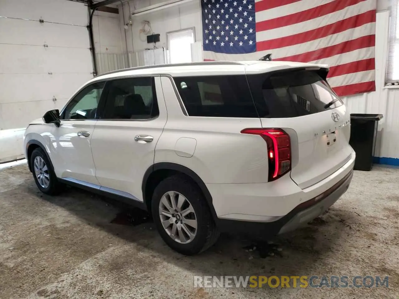 2 Photograph of a damaged car KM8R2DGE0RU789083 HYUNDAI PALISADE 2024