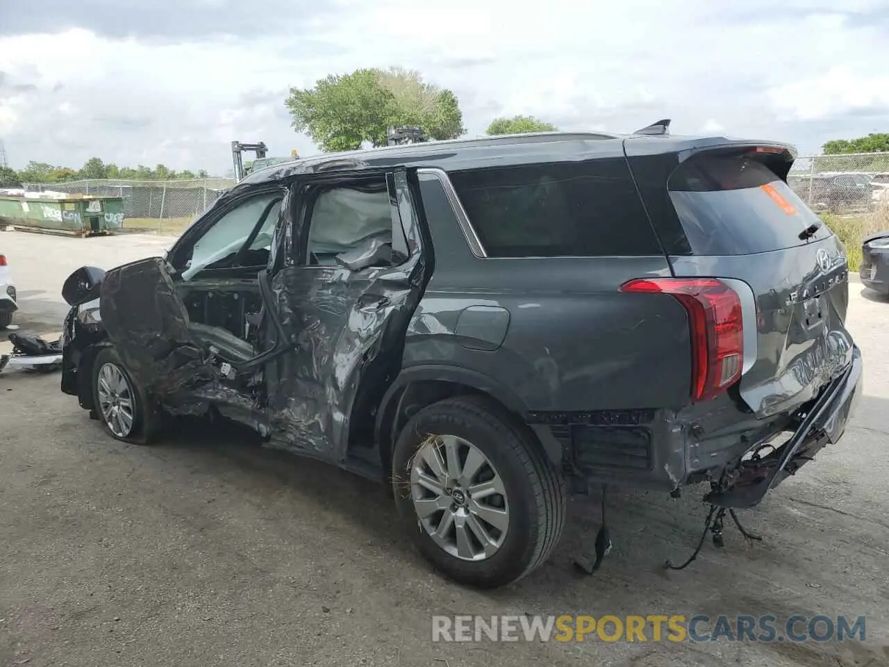 2 Photograph of a damaged car KM8R2DGE1RU714635 HYUNDAI PALISADE 2024