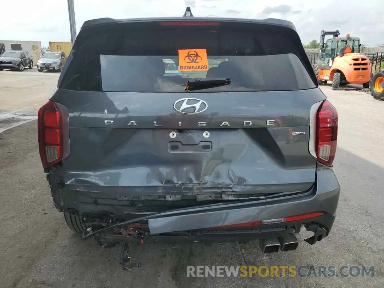 6 Photograph of a damaged car KM8R2DGE1RU714635 HYUNDAI PALISADE 2024
