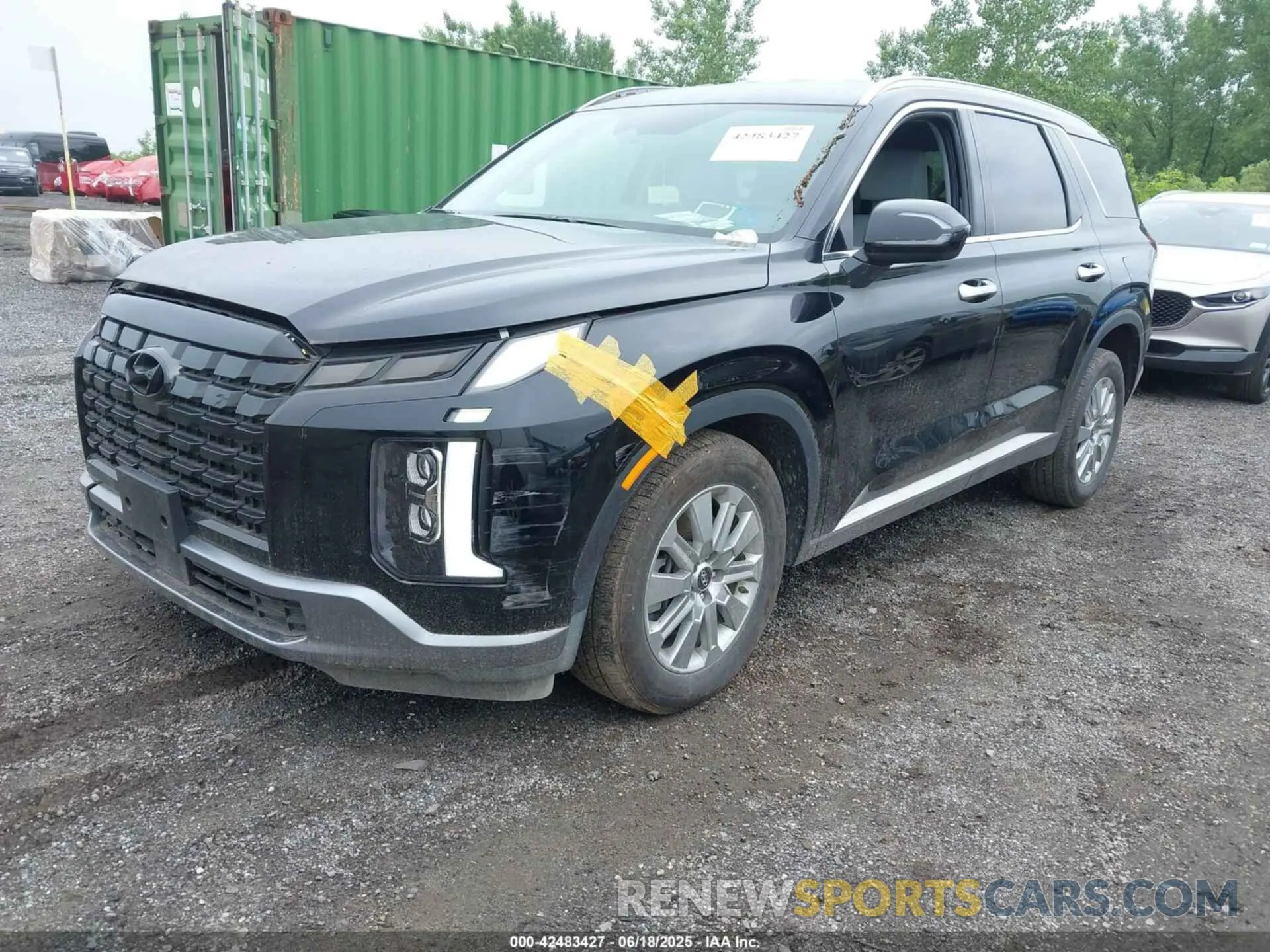 2 Photograph of a damaged car KM8R2DGE2RU801329 HYUNDAI PALISADE 2024