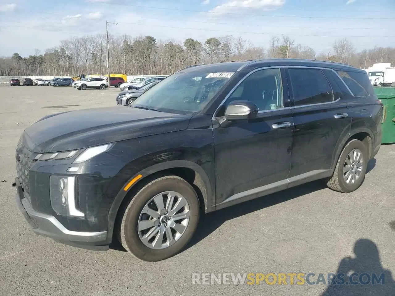 1 Photograph of a damaged car KM8R2DGE8RU784505 HYUNDAI PALISADE 2024