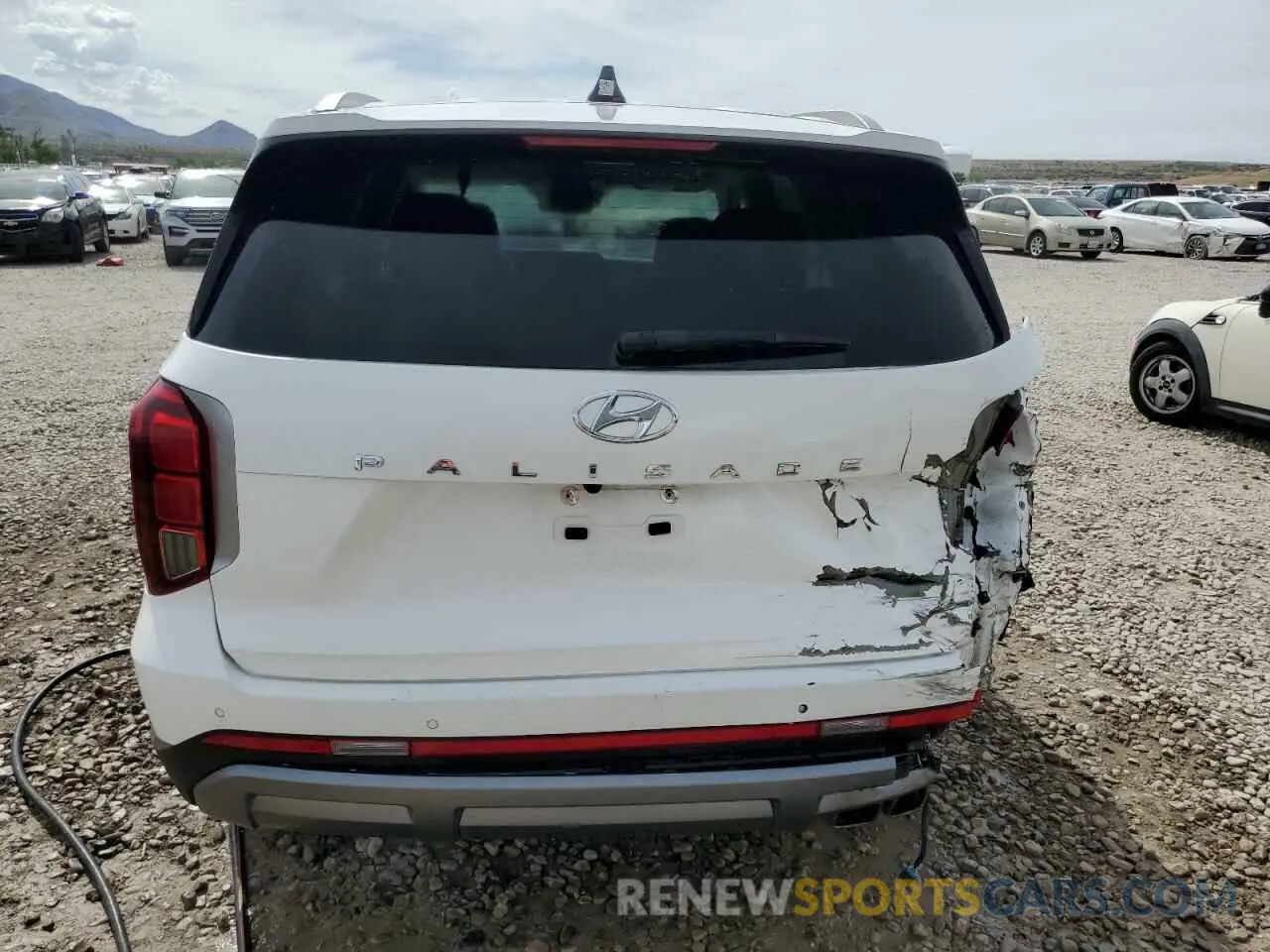 6 Photograph of a damaged car KM8R2DGEXRU703763 HYUNDAI PALISADE 2024