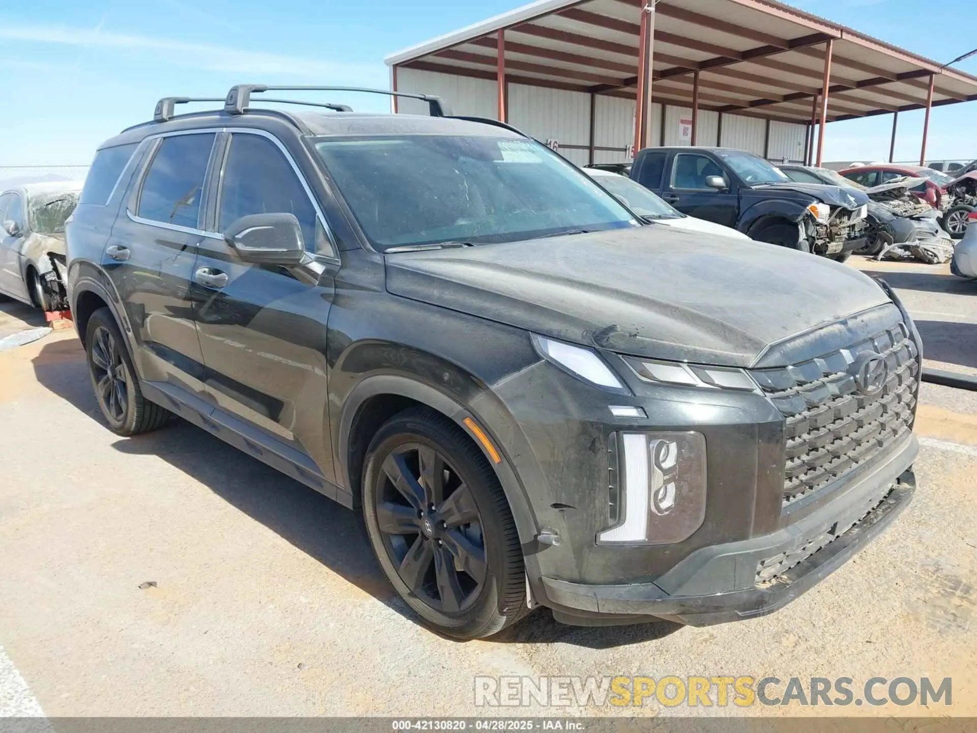 1 Photograph of a damaged car KM8R34GE3RU699746 HYUNDAI PALISADE 2024