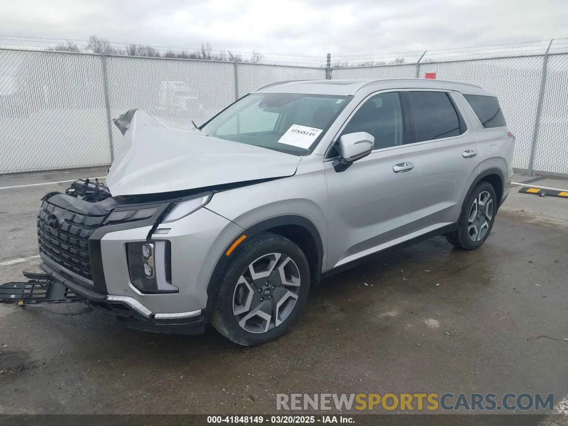 2 Photograph of a damaged car KM8R44GE0RU685154 HYUNDAI PALISADE 2024