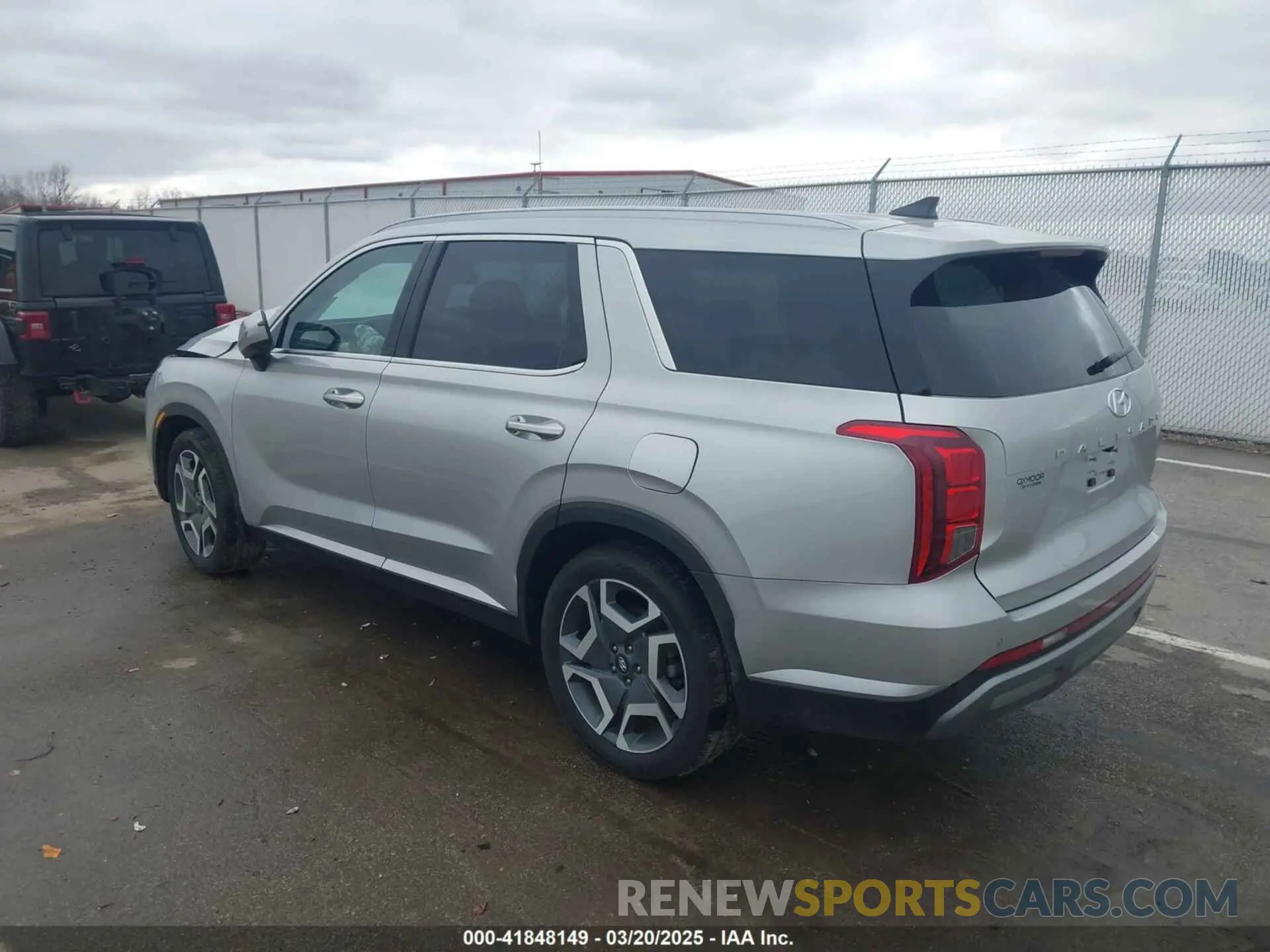 3 Photograph of a damaged car KM8R44GE0RU685154 HYUNDAI PALISADE 2024