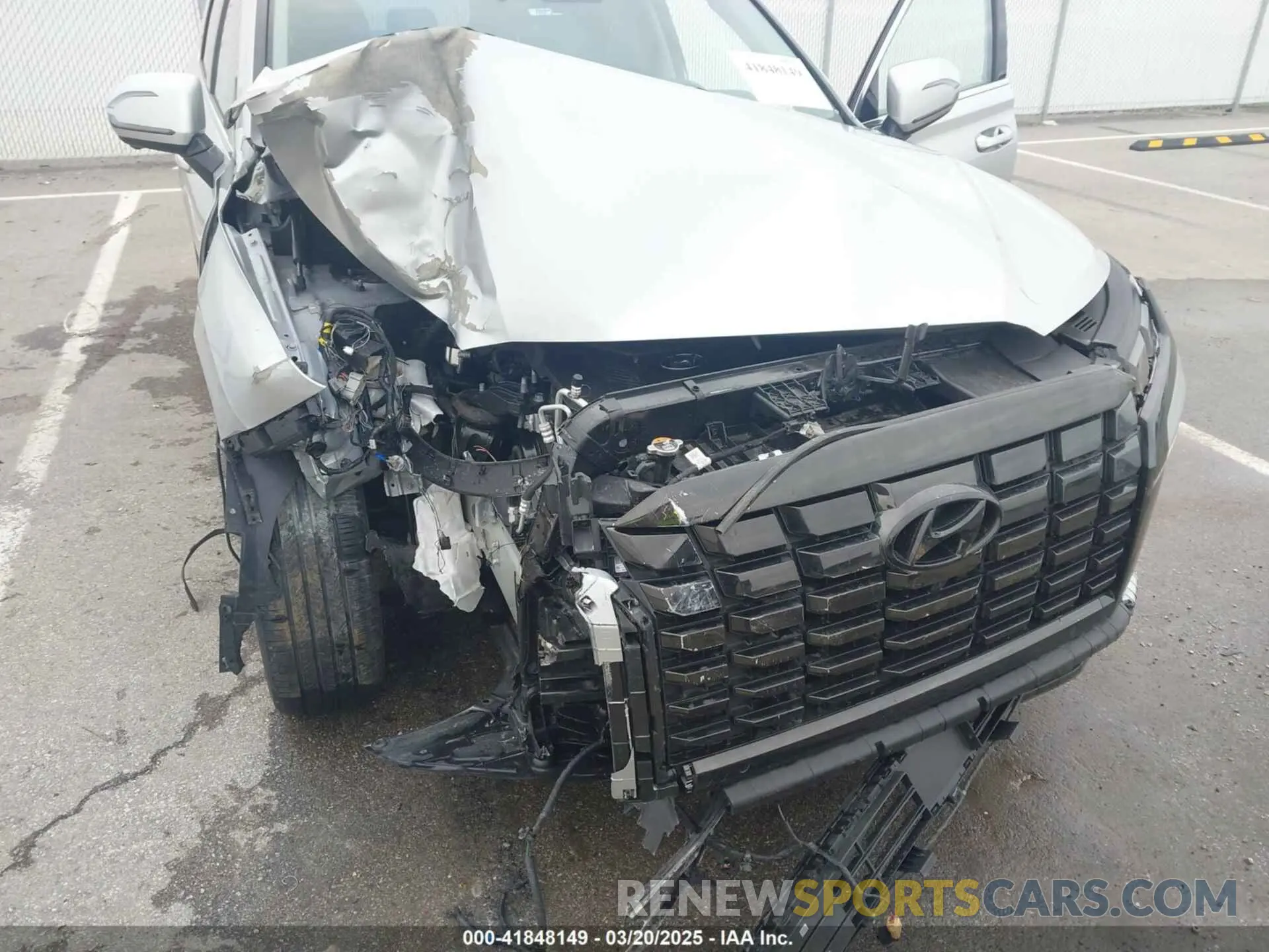 6 Photograph of a damaged car KM8R44GE0RU685154 HYUNDAI PALISADE 2024