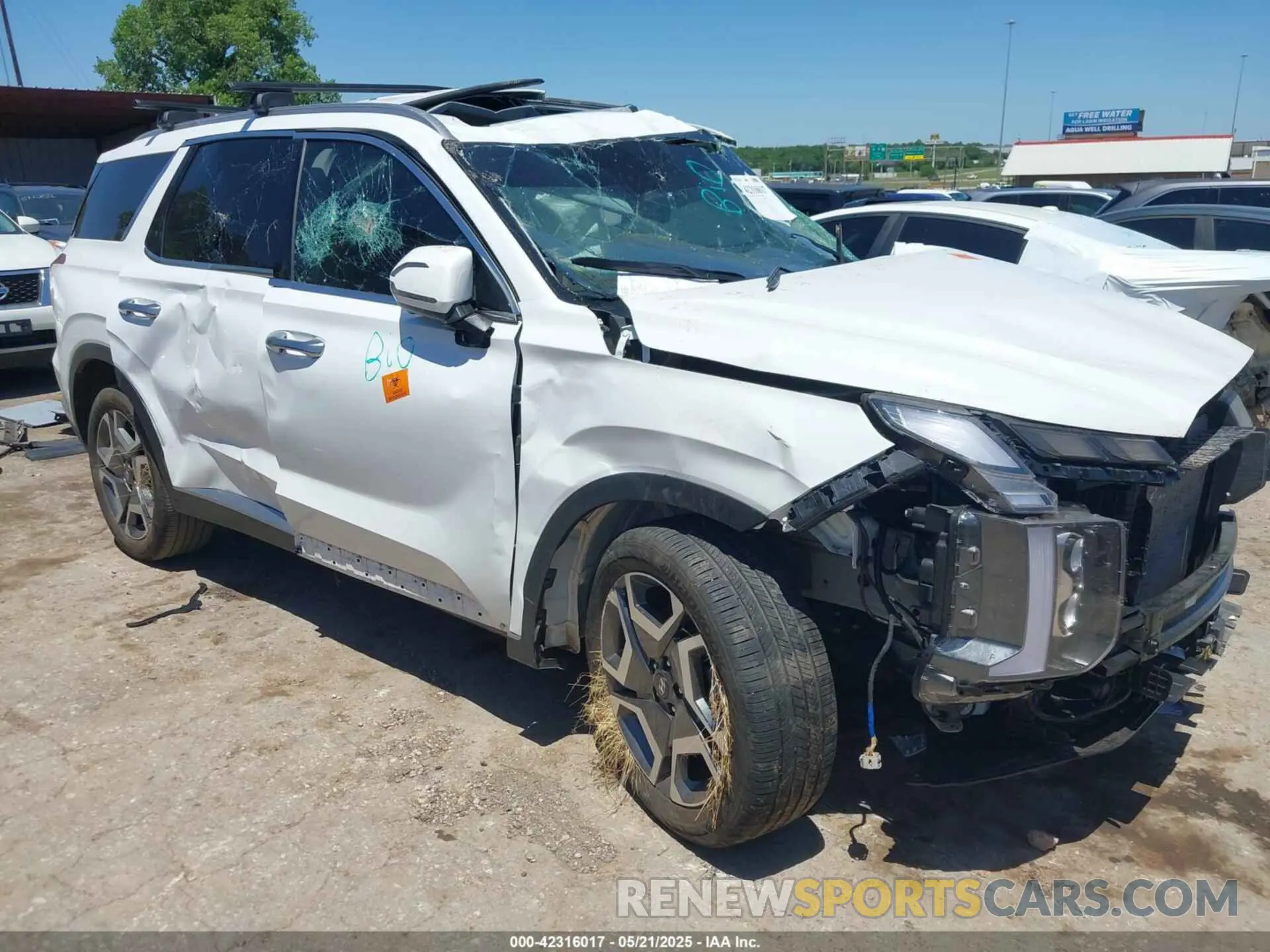 1 Photograph of a damaged car KM8R44GE4RU798248 HYUNDAI PALISADE 2024