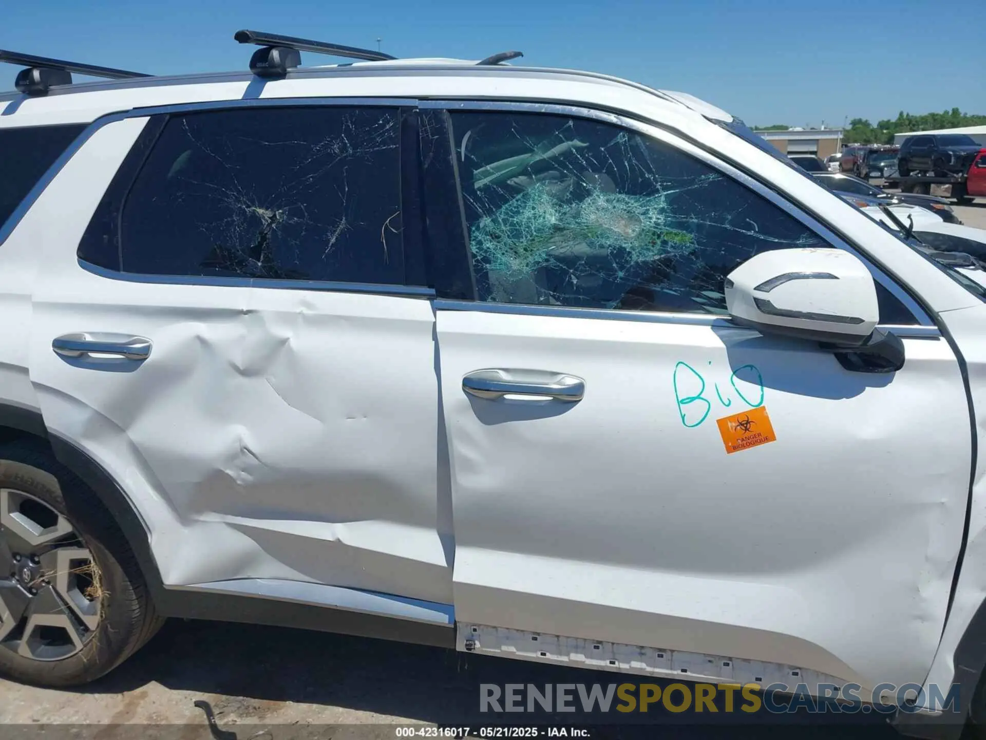 13 Photograph of a damaged car KM8R44GE4RU798248 HYUNDAI PALISADE 2024