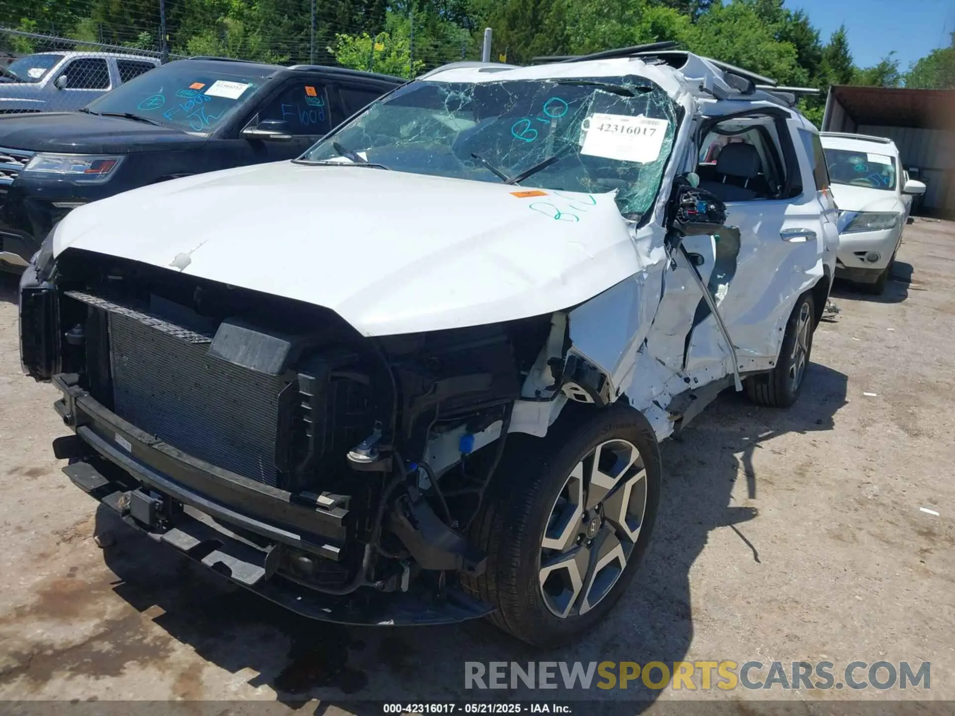 2 Photograph of a damaged car KM8R44GE4RU798248 HYUNDAI PALISADE 2024