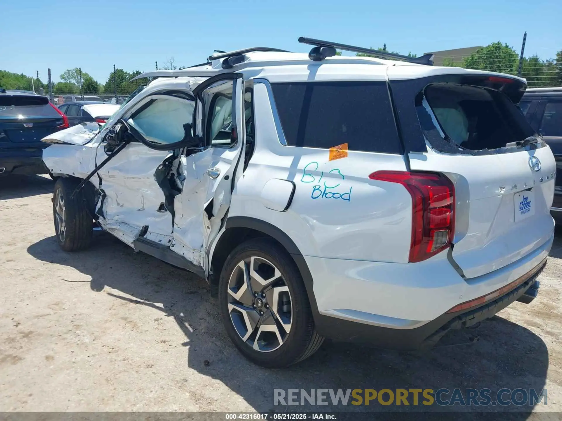3 Photograph of a damaged car KM8R44GE4RU798248 HYUNDAI PALISADE 2024