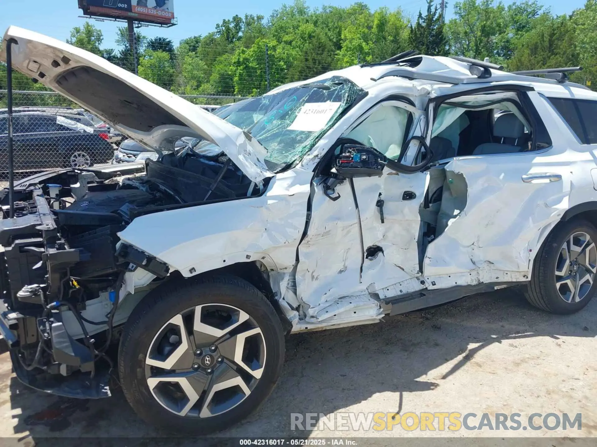 6 Photograph of a damaged car KM8R44GE4RU798248 HYUNDAI PALISADE 2024