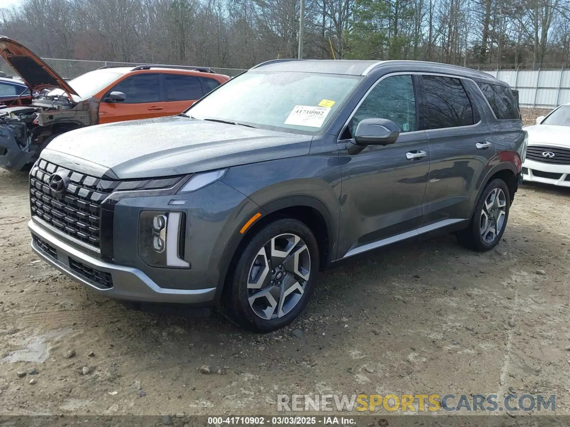 2 Photograph of a damaged car KM8R44GE5RU790384 HYUNDAI PALISADE 2024