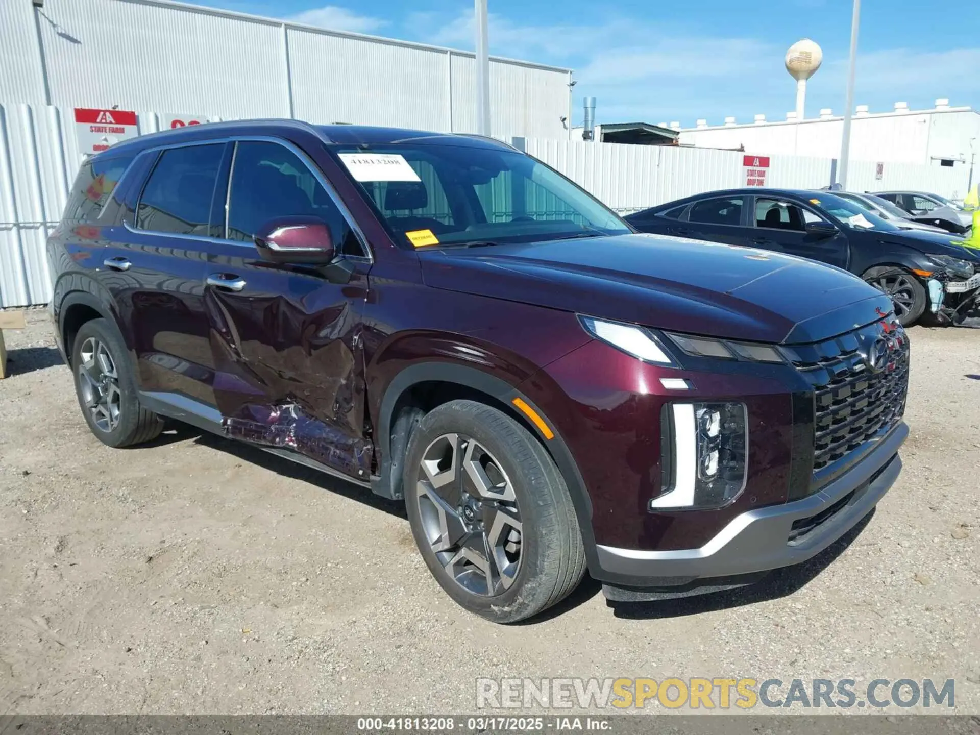 1 Photograph of a damaged car KM8R44GE6RU650537 HYUNDAI PALISADE 2024