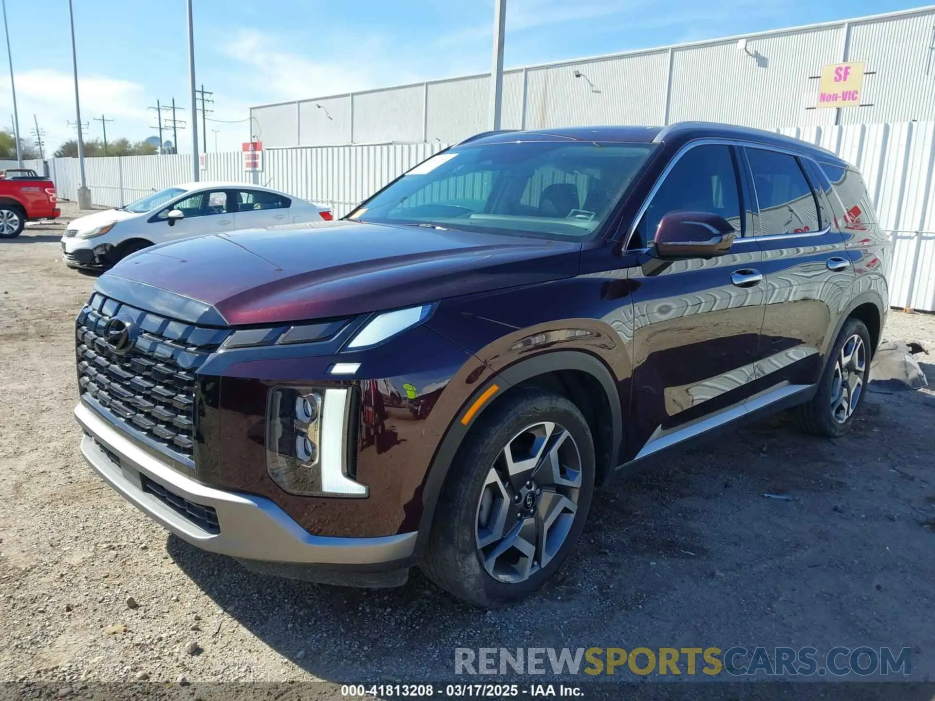 2 Photograph of a damaged car KM8R44GE6RU650537 HYUNDAI PALISADE 2024