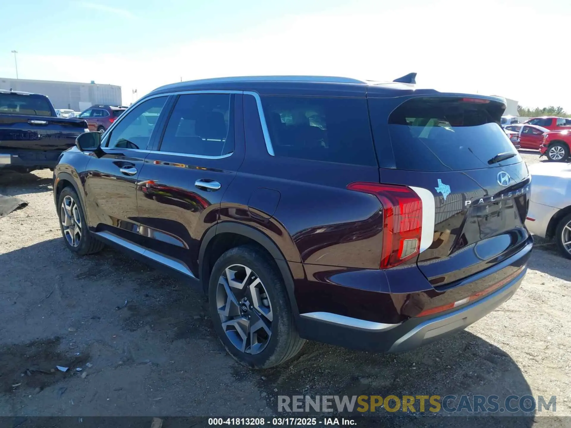 3 Photograph of a damaged car KM8R44GE6RU650537 HYUNDAI PALISADE 2024
