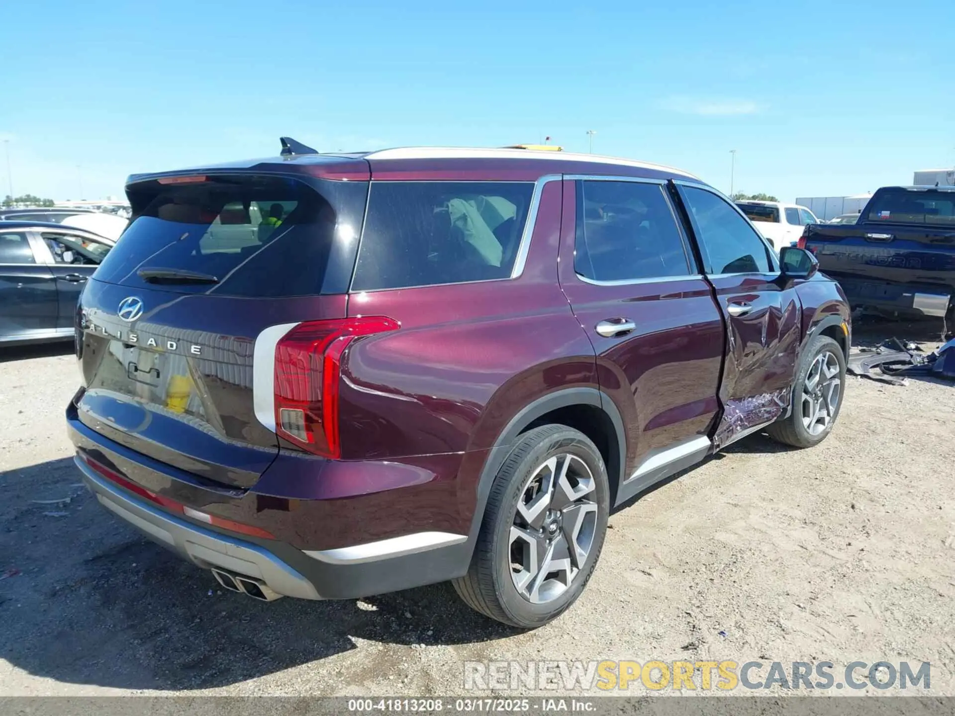 4 Photograph of a damaged car KM8R44GE6RU650537 HYUNDAI PALISADE 2024