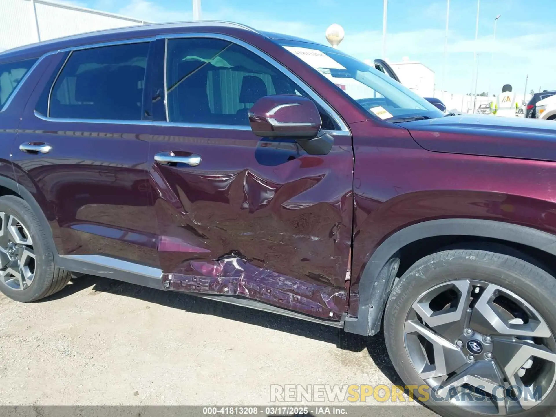 6 Photograph of a damaged car KM8R44GE6RU650537 HYUNDAI PALISADE 2024