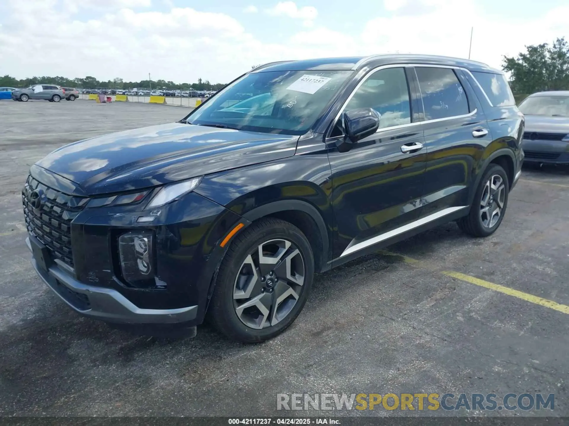 2 Photograph of a damaged car KM8R44GEXRU716622 HYUNDAI PALISADE 2024