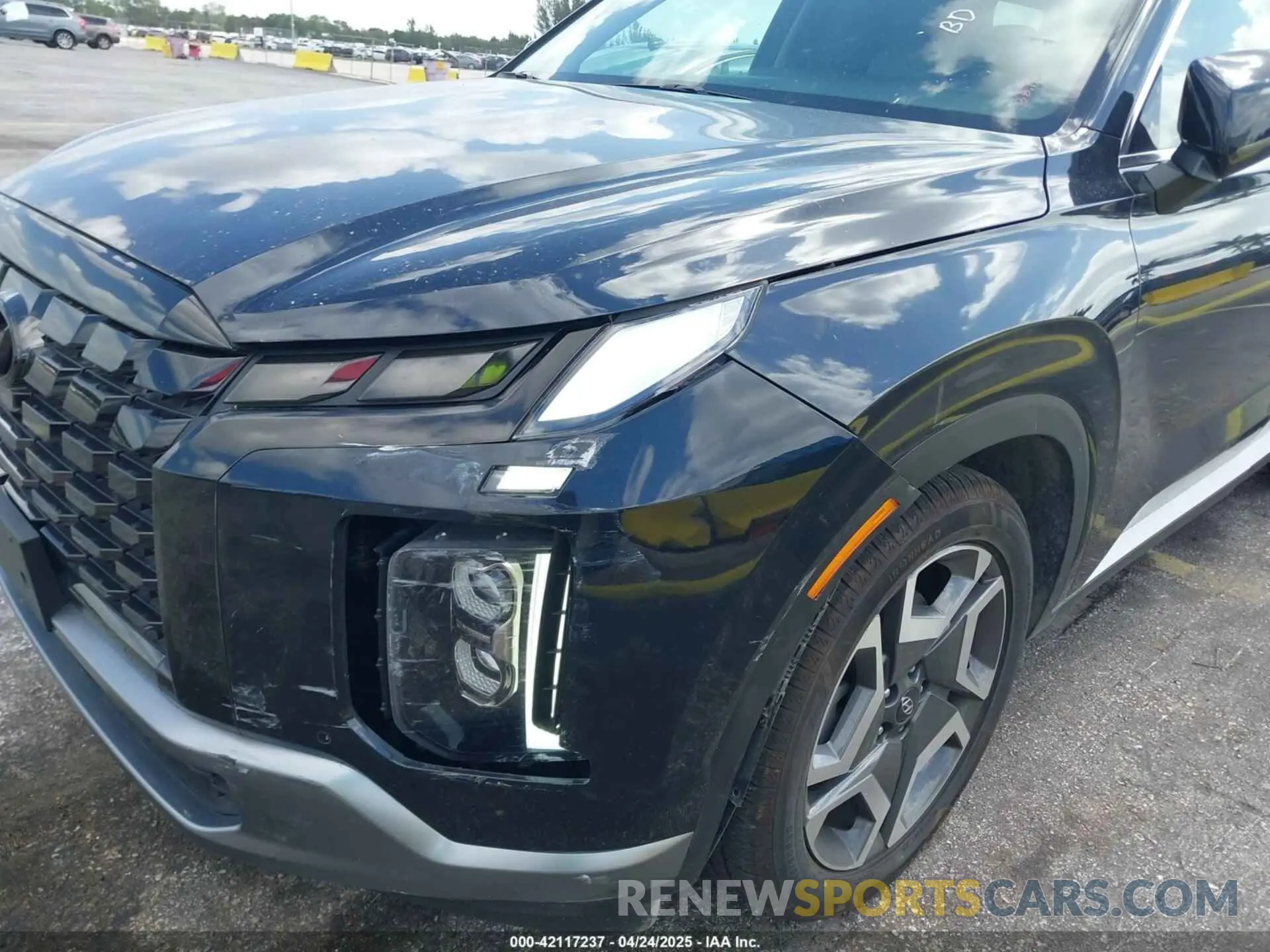 6 Photograph of a damaged car KM8R44GEXRU716622 HYUNDAI PALISADE 2024
