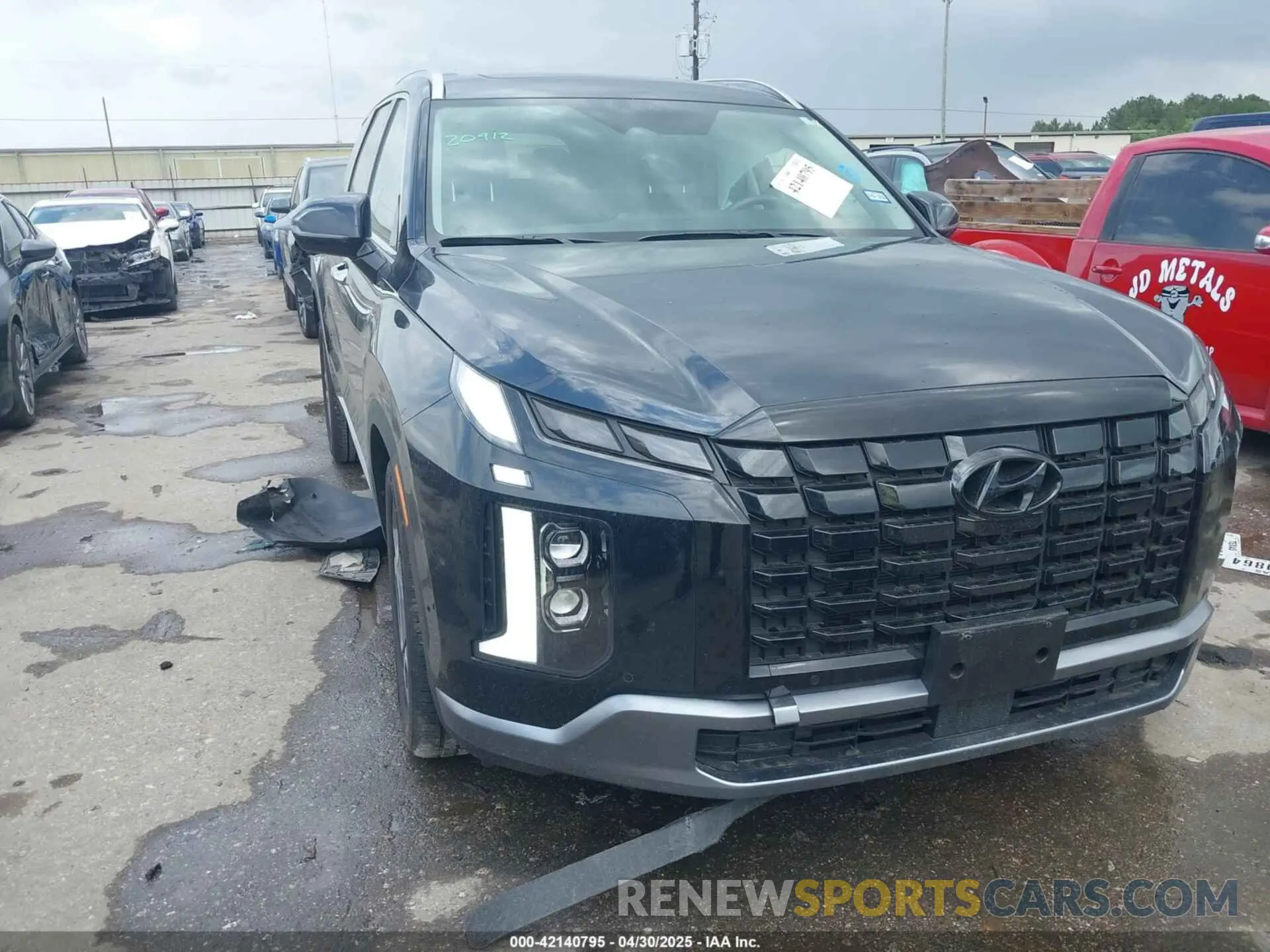 1 Photograph of a damaged car KM8R44GEXRU806546 HYUNDAI PALISADE 2024