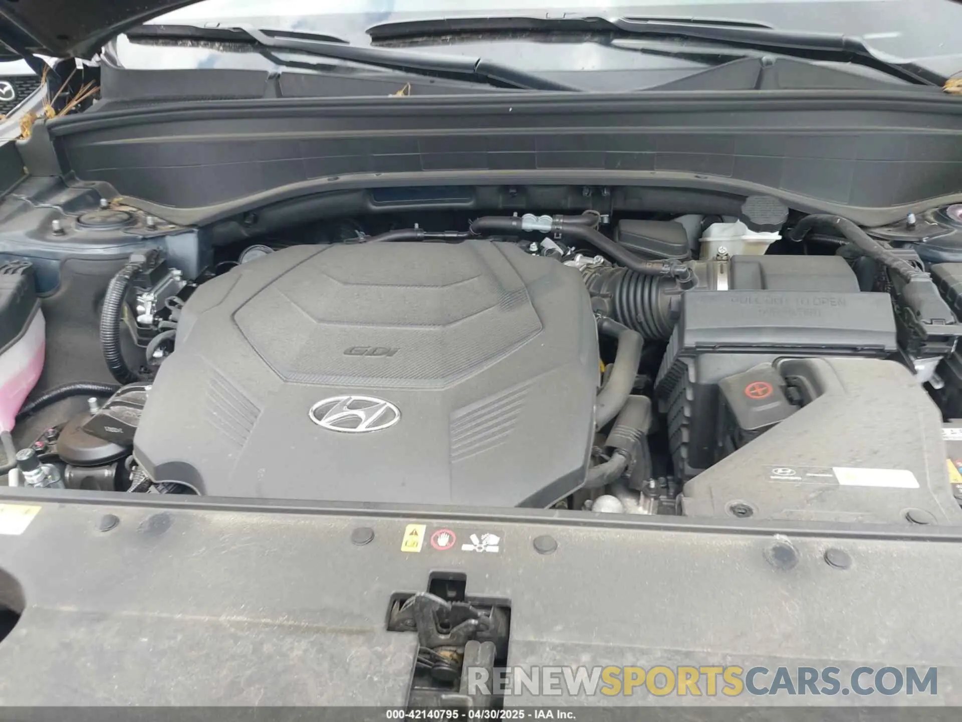 10 Photograph of a damaged car KM8R44GEXRU806546 HYUNDAI PALISADE 2024